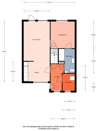 Floorplan - Verdistraat 98, 3752 WS Bunschoten-Spakenburg